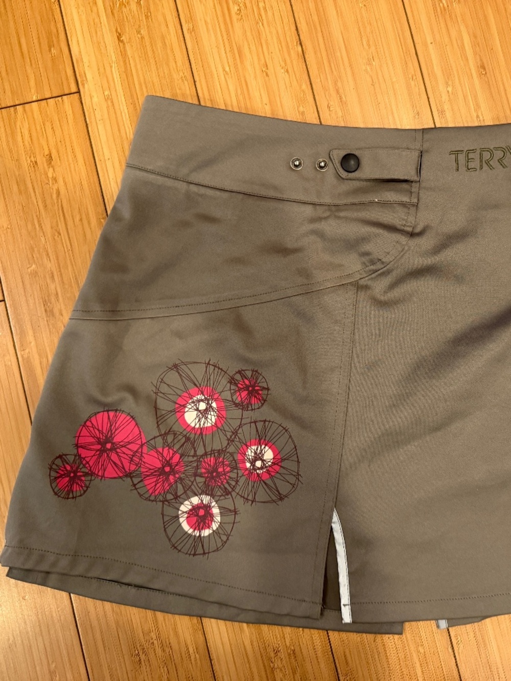 Terry cycling skort